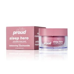 Skin Proud Sleep Hero, Overnight Sleep Mask With Balancing Niacinamide, 1.69 Fl Oz